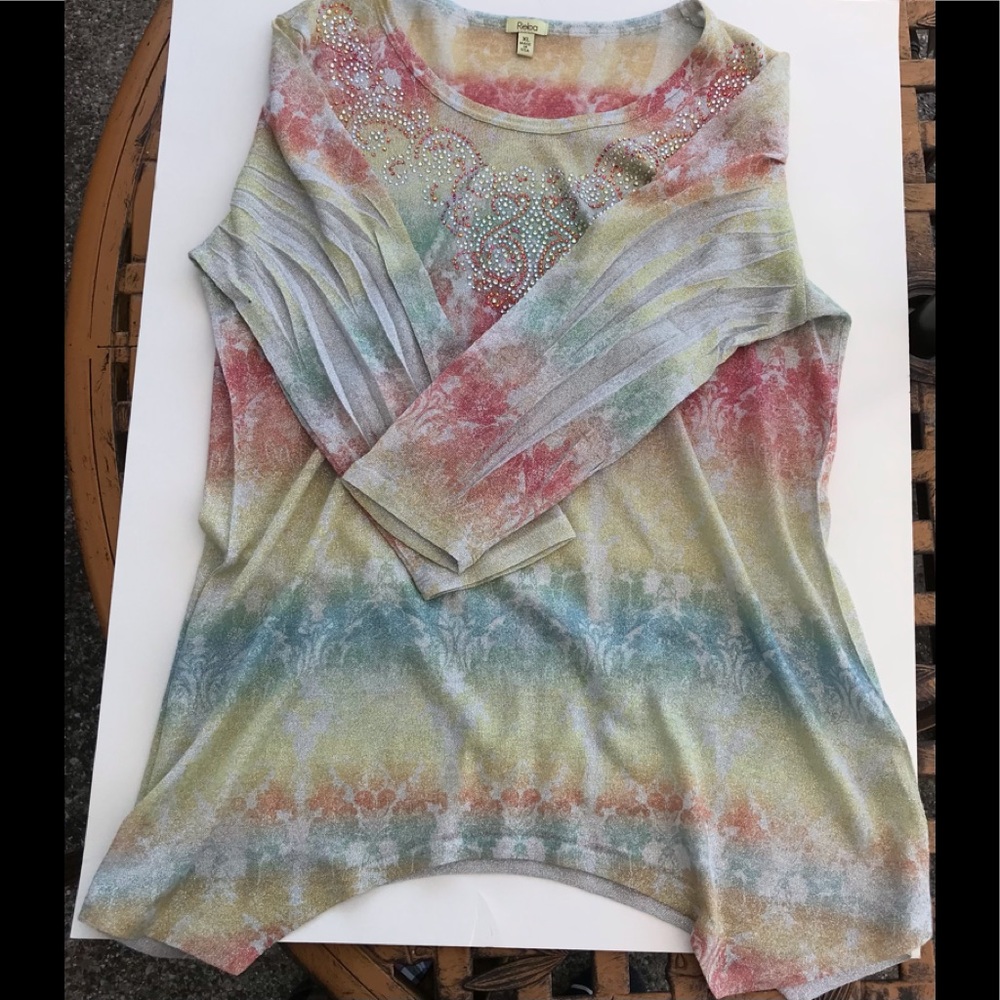 Reba sparkly top